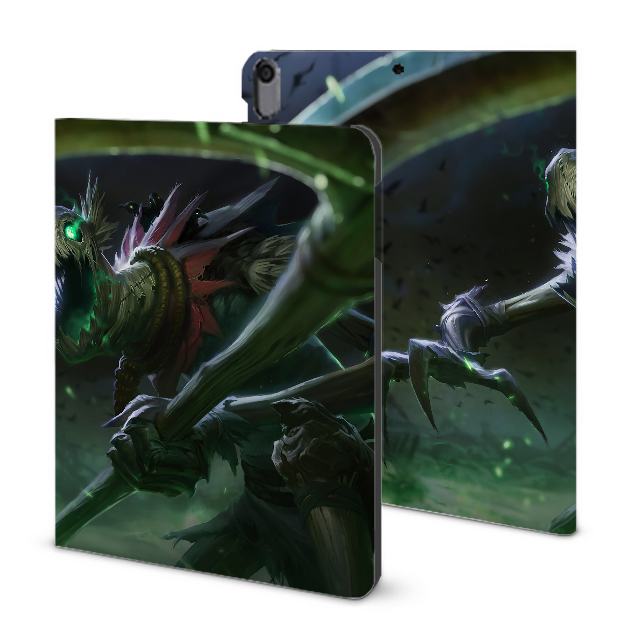 （画像用） リーグ・オブ・レジェンド League of Legends LOL IPad ケース ブック型 PUレザー TPU 耐衝撃 軽量 薄型 ペン収納なし 全面保護 IPad 各モデル対応